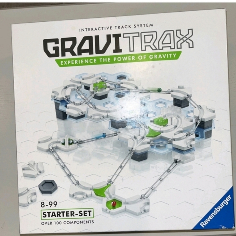 Ravensburger GraviTrax Interactive Track System - White, Green, Blue